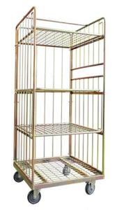 China Zinc Chrome Logistics Trolley 250 Kgs Per Layer Steel Structure Easy Installation factory