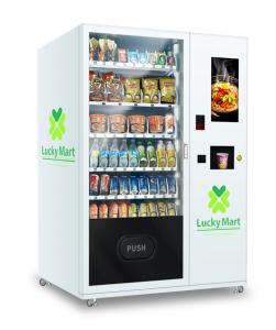 110V Instant Noodle Hot Water Tea Coffee Vending Machine With Touch Screen