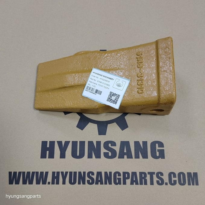 Excavator Parts Bucket Tooth 61N8-31310BG For R290LC7 R290LC7A R300LC7 R305LC7 R320LC7
