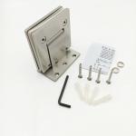 Soft Closing Stainless Steel 304 Hydraulic Glass Door Clamp Shower Hinge for 90