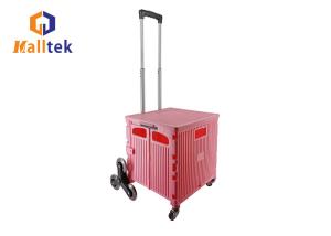 China Multifunctional 150kgs load Foldable Shopping Basket Trolley factory