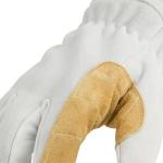 41cm Soft Top Grain Goatskin Leather Welding Gloves Goat Skin Kevlar Stitching