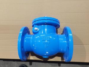 China Swing Cast Iron Check Valve DIN3302-F6 / BS5153 / ANSI B16.10 / JIS B2002 DN50 - DN300/2 -12 factory
