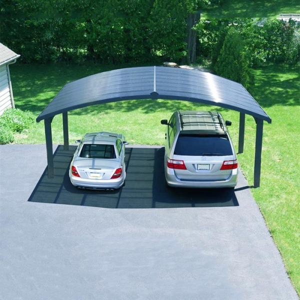 Galvanized Residential PV Carport Structures For Parking Lot