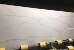 Calacatta Artificial Quartz Stone Tiles Countertop Slab For Vanity Top Sink