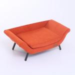 Linen Gray Cat Bed Can Be Used As Pet Bed All The Year Round Scratch Resistant