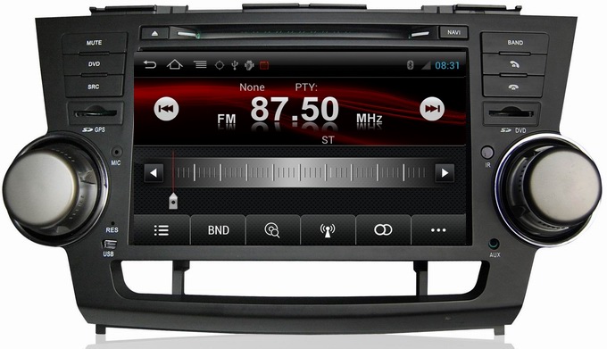 Ouchuangbo Car Radio S150 System DVD Player Toyota Highlander GPS USB 3G Wifi Multimedia Android 4.0 Radio OCB-035C