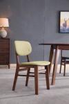 Fabric Modern Fashion Design Ash Wooden Dining Chair
