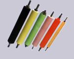 Blue / Black Industrial Rubber Rollers With ANSI , ASTM , ASME , DIN , GB