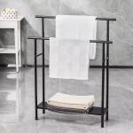 Removable Standing Household Bathroom Metal FOLDABLE Compact freestanding towel