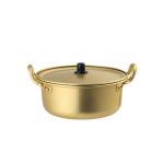 Korean Cookware Kitchen Gold Instant Noodle Pot Home Stock Pot Small Pan
