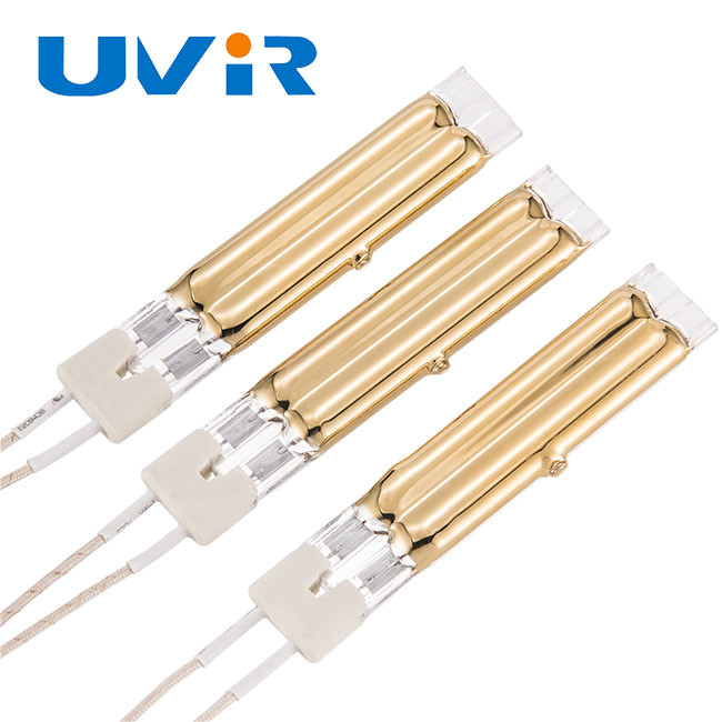 Gold Plated Halogen Infrared Heating Lamp Tube Edge Sealing Machine Preheating