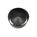 100mm Carbon Steel Pellet Stove Chimney Pipe Cap Sliver color