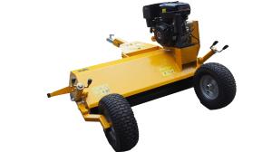 China 1150mm 2 Wheel Tractor ATV Flail Mower With 15hp Gasoline Engine factory