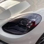 Self Adhesive 6.5mil TPU Black Car Headlight Film PPF Film For Headlights