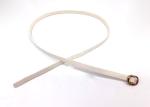 Skinny White Pu 13mm Width Women'S Fashion Leather Belts