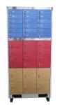 SUS304 Height 2200mm Vault Safe Box , Safe Deposit Locker for bank