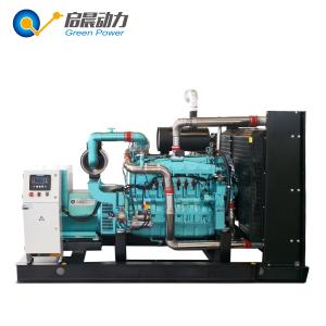 China Water Cooling Method Biogas Generator Sets Open Type 100kw factory