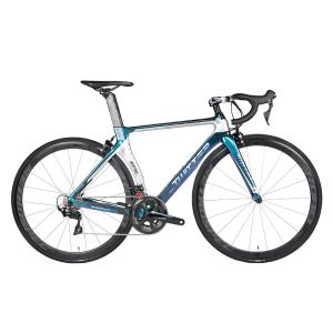 China Carbon Frame Touring Road Bike Double Wall Matte Rim Hard Wearing factory