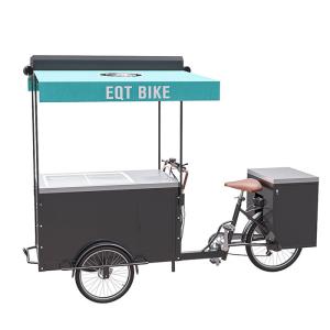 China OEM Luxury Large Storage Ice Cream Bicycle Cart With Long Using Life factory