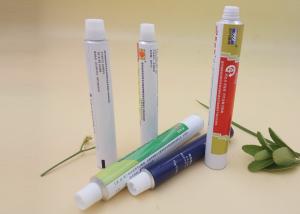 China 25 Mm Diameter Aluminum Tubes Packaging , Screw Cap Metal Cosmetic Tubes factory