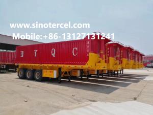 China 3 Axle Tipper Semi Trailer 40-60 Tons For Mining factory