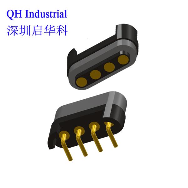 4Pin Hong Kong Cable Connector Magnetic Spring Loaded Connector Magnetic Pogo Pin Cable Connector