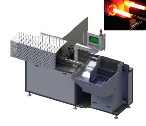 China 60KW Water Cooling Induction Forging Furnace For 50mm Steel Bar Heating factory