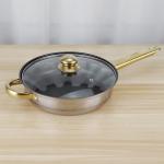 High Quality Kitchen Cooking Pot Set 12 Pcs Stainless Steel Cookware Set With
