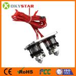 Multi-color 3D Printer Kits,3D Printer Headed Hotend Extruder 0.35 3mm Nozzle