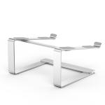 10Deg Strong Foldable Ergonomic Laptop Desk Grey 290mm Length