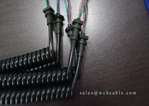 China Customizable UL Spiral Cable with Oil Resistant PVC Insulation factory