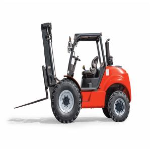 China Diesel Engine Rough Terrain Forklift / Four Wheel Drive Forklift 1070mm Fork Length factory