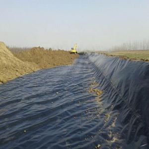 High-Density Polyethylene HDPE Geomembranes Black UV-Resistant Liners Polyethyle