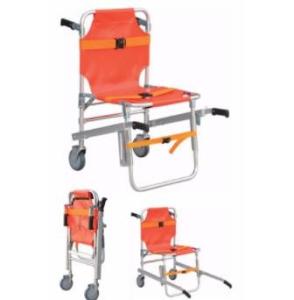China Aluminum Alloy Stair Chair Stretcher , Foldable Ambulance Stretcher Trolley factory