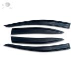 Black Mugen Window Visor , PMMA Auto Vent Shades With 3m Tape