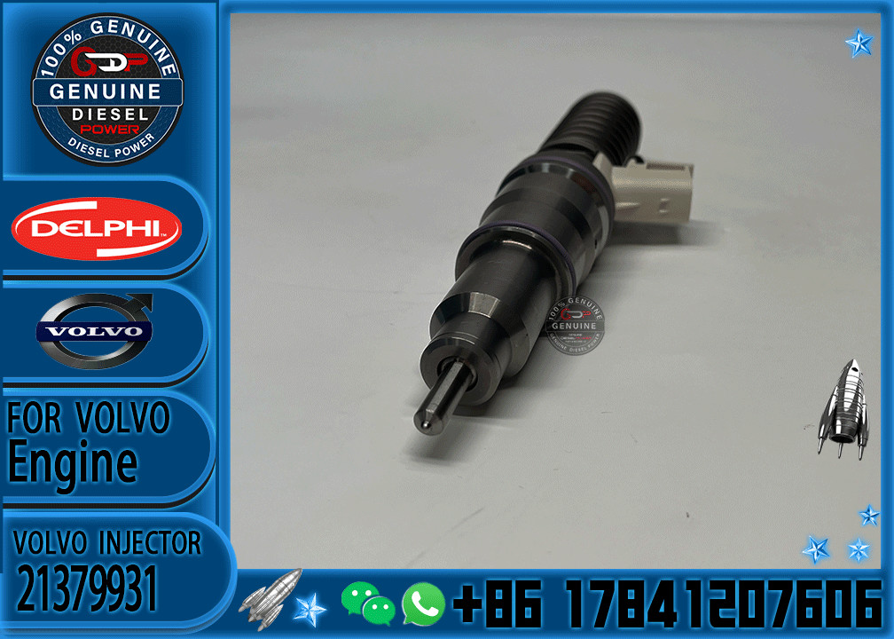 Excavator Parts Injector Diesel BEBE4D27001 21379931 Nozzle Injector VOE21379931 MD13 Engine Injector
