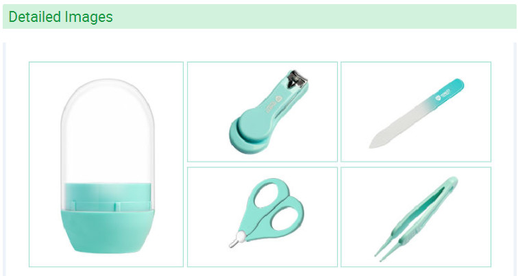 Baby Safety Nail Scissors / Baby Care Suit Newborn Essential Beauty Tools