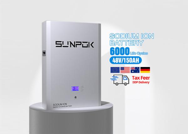 Sunpok Sodium Ion Battery 98% Charge / Discharge Efficiency 5-30 KWh Output