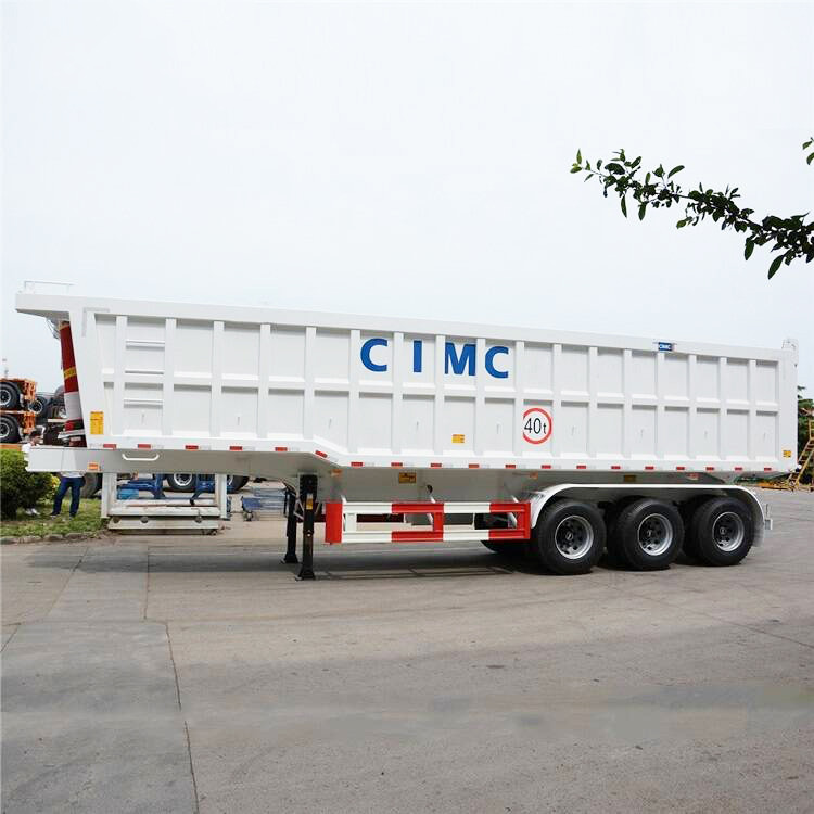 China 50mm Kingpin 3 Axle Payload 60T Tractor Tipper Trailers on sale