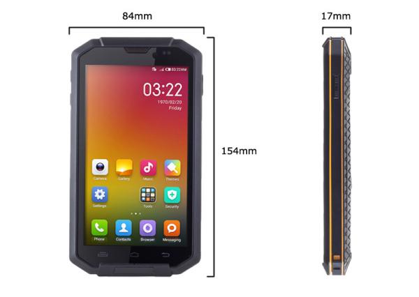 IP67 handheld bluetooth nfc cell phone BP25