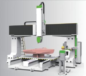 China Furniture Wooden House Wood Mold 5 Axis CNC Carving Machine factory