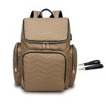 Embroidered Diaper Bag Backpack With USB