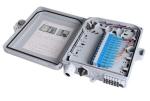 22.2*20.4*5.4cm Fiber Optic Junction Box IP55 12 Port Fiber Termination Box