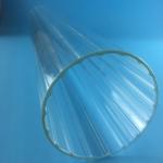 Decorative Flower Shape Glass Borosilicate Tubing With Ribs Inside For Lamping