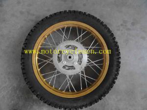 China Motocross GXT200 REAR WHEEL ASSY (DRUM BRAKE OEM Motorcycle parts GXT200 Aluminum wheel factory