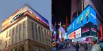 Curved Exterior Building 3D Billboard Big Screen Video Led Image Display P3.9