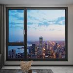 Folding Screen Aluminum Sliding Window for Home 2.2mm Wall Thickness