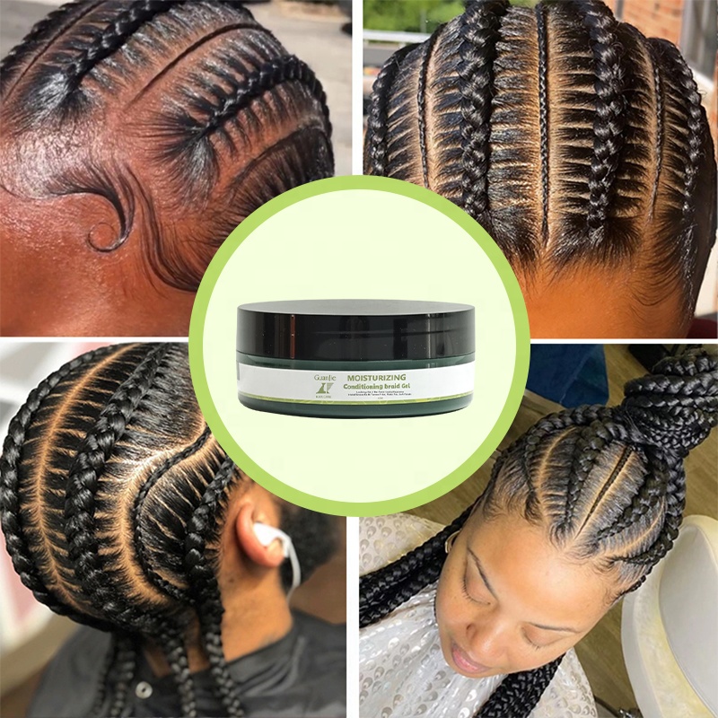Fast Shipping Organic Edge Control Magic Gel for Braids Private Label Extreme Hold Gel