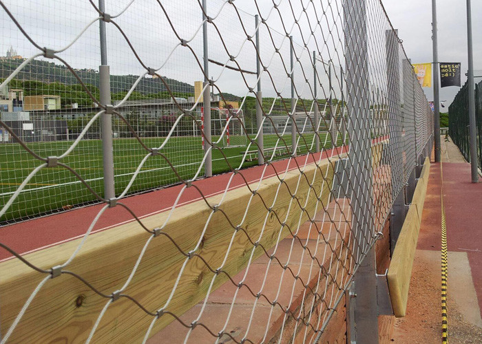 SS316 7*7 Stainless steel Balustrade Cable Mesh For Staircase
